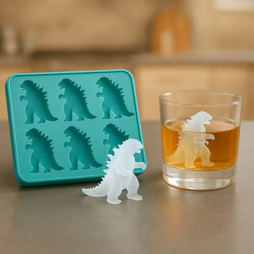 3D Godzilla Silicone Mold - Multi-Purpose for Ice, Baking, Candles & Soap - Cavira