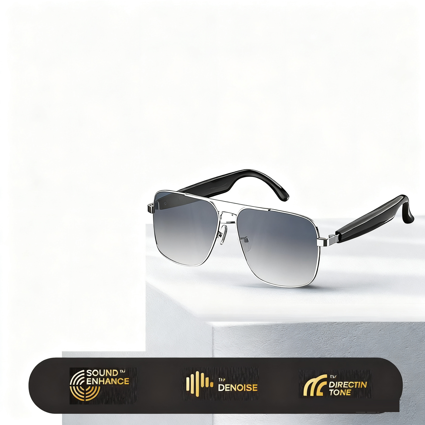 AI Intelligent Translation Wireless Bluetooth Glasses Earphones 75 Language Conference Simultaneous Interpretation