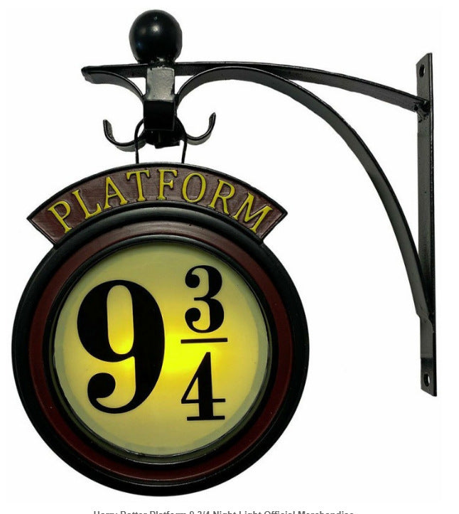 Cavira Harry Potter wall lamp with pendant, battery-powered decorative night light for bedroom and kids' room decor.