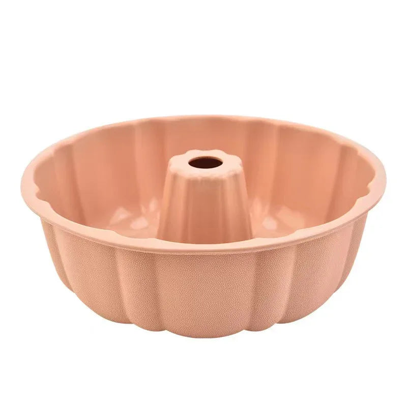 10-Inch Silicone Bundt Cake Pan - Non-Stick Baking Mold for Cakes & Desserts - Cavira