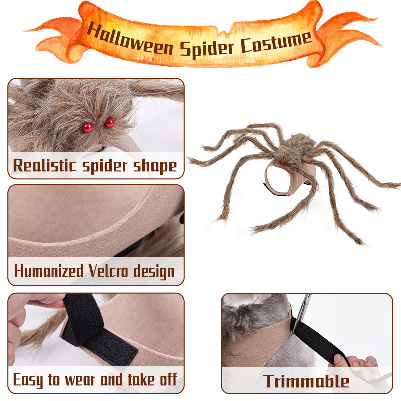 Halloween pet clothes spider transforms into dog clothes