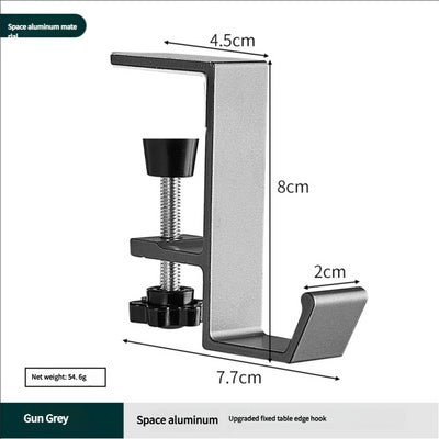 Portable student backpack hook, office desk mobile headphone hook, table side umbrella hook Hook storage - GG store