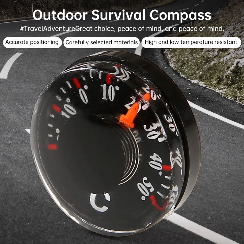 Mini Round Dial Thermometer 20mm – Waterproof High-Precision Indoor Temperature Gauge for Home & Office