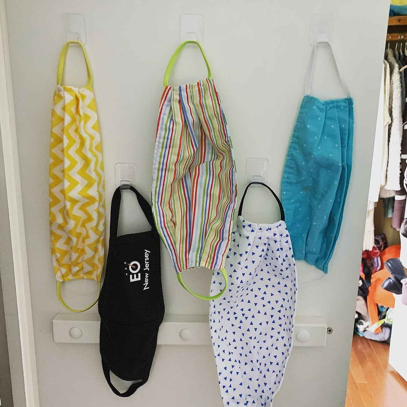 Designer Hooks, Medium, Brushed Nickel, 3-Hooks (17081BN-3ES), Great for Dorm Decor - GG store