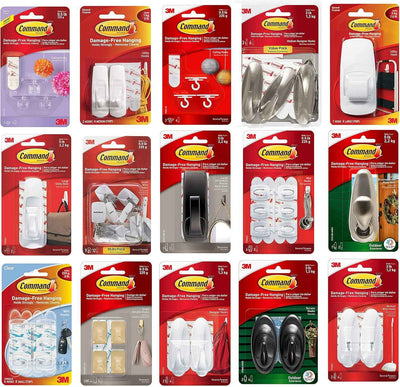 Designer Hooks, Medium, Brushed Nickel, 3-Hooks (17081BN-3ES), Great for Dorm Decor - GG store