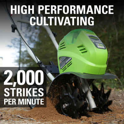 Powerful 40V 10" Walk-Behind Garden Cultivator - Efficient Tilling for Your Garden (Battery Not Included)