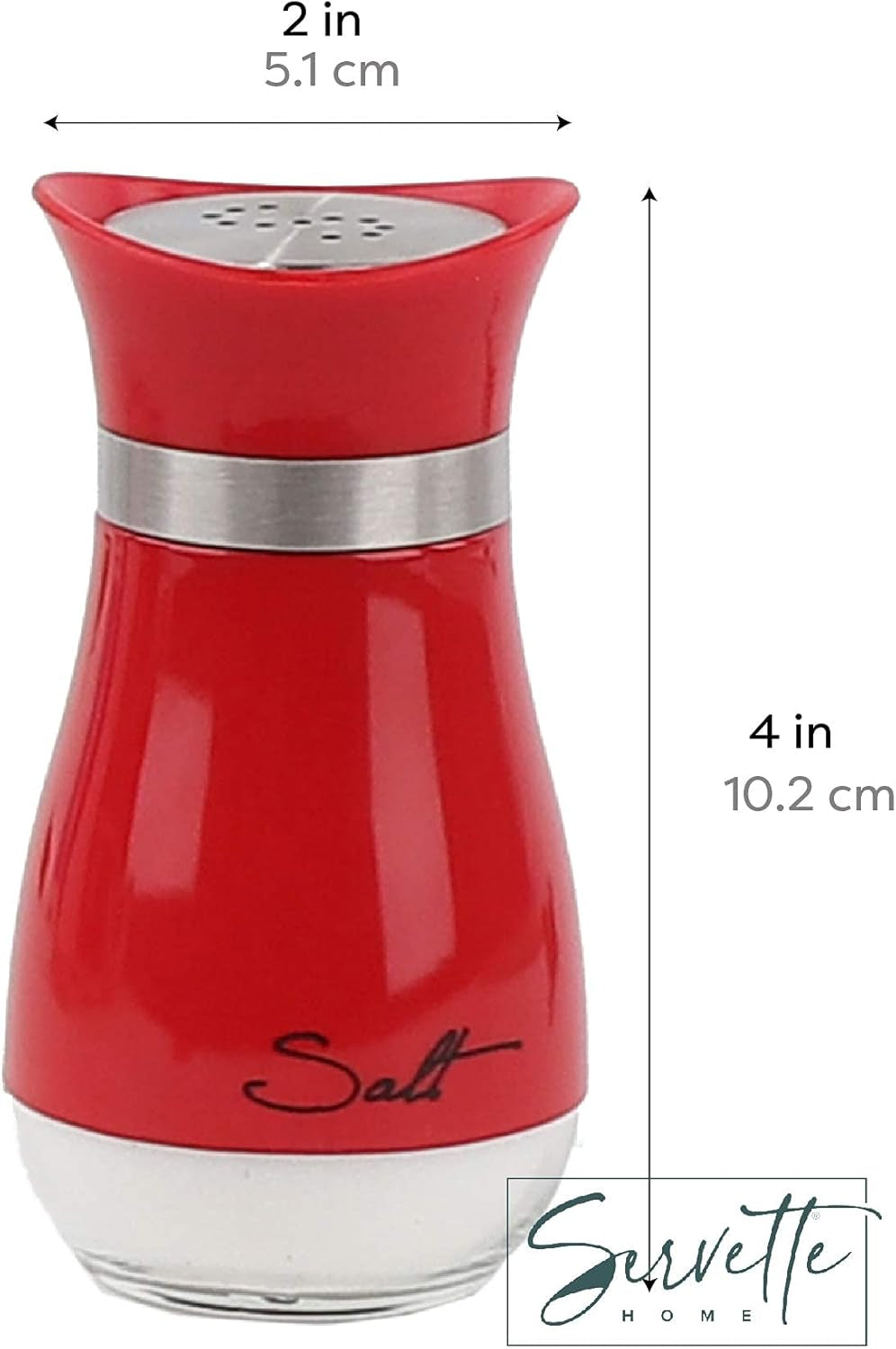 Vibrant Red Salt & Pepper Shakers - Perfect for Every Table