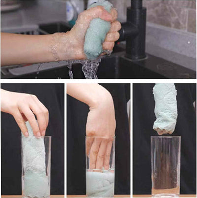 10 Pack Microfiber Cleaning Cloths - Double Sided Reusable Lint Free Towels for Degreasing Kitchen and Car Cleaning - GG store