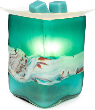 Wax Melt Warmer - Art Glass Collection Allure - Melter for Scented Wax, Fragrance Cubes and Tarts - GG store