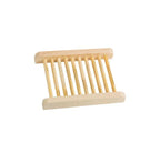 Natural Bamboo Soap Dish – Eco Friendly Bathroom Soap Holder & Drain Tray