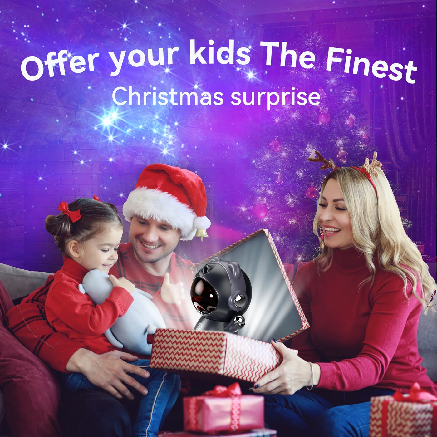 Star Projectors, Galaxy Projector Light for Bedroom ,Timer Remote Ceiling Lamp Night Light for Kids Black - GG store