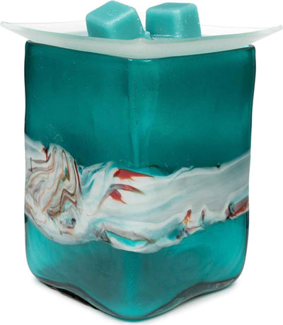 Wax Melt Warmer - Art Glass Collection Allure - Melter for Scented Wax, Fragrance Cubes and Tarts - GG store