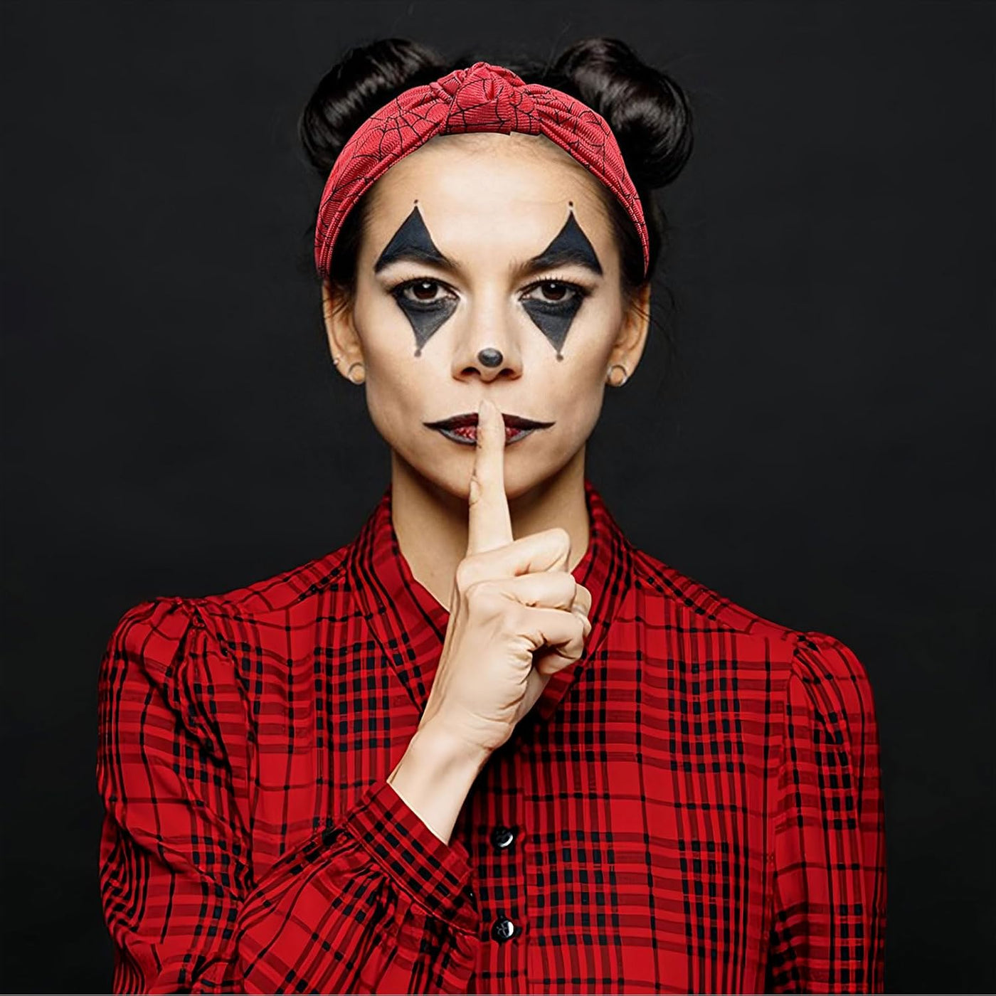 Spooky Chic Black Spider Web Headband - Perfect Halloween Accessory for Women & Girls!