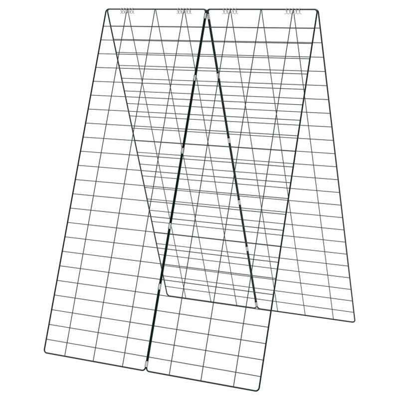 2 Pieces Foldable A-Frame Trellis Plant Supports with Twist Ties - GG store