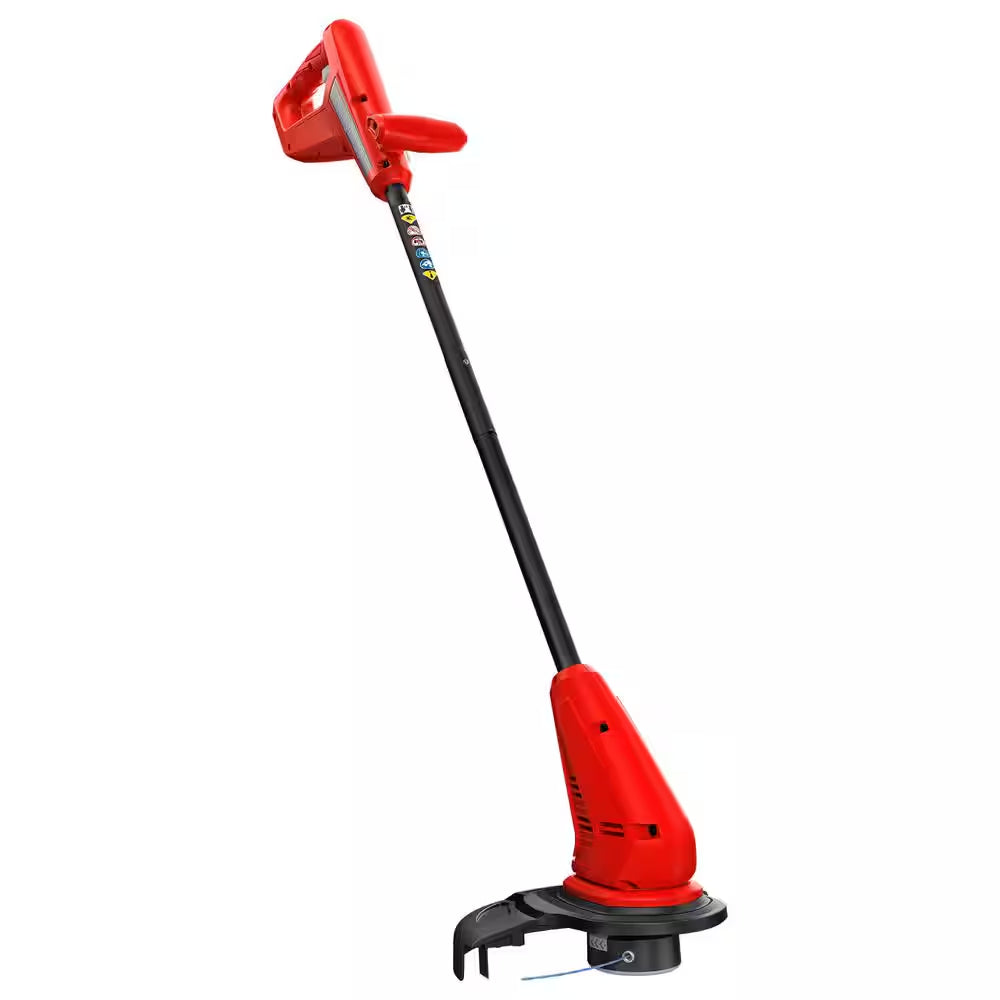 Powerful 12V Cordless 10" String Trimmer/Edger with Built-In 2.5 Ah Battery & Charger