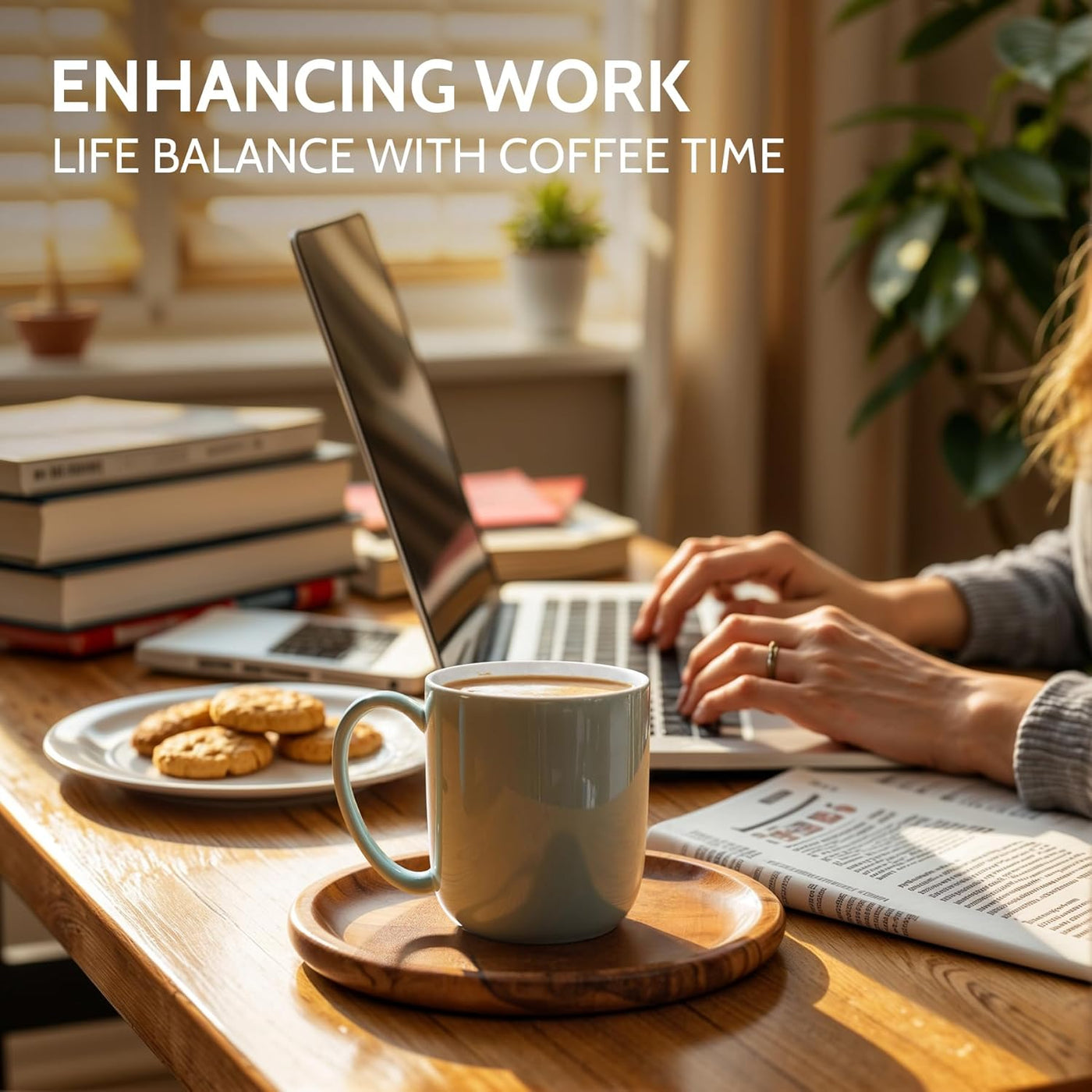 Vibrant 20Oz Porcelain Coffee Mugs Set of 6 - Perfect for Lattes, Teas & Cocoas - Microwave Safe with Big Handles!