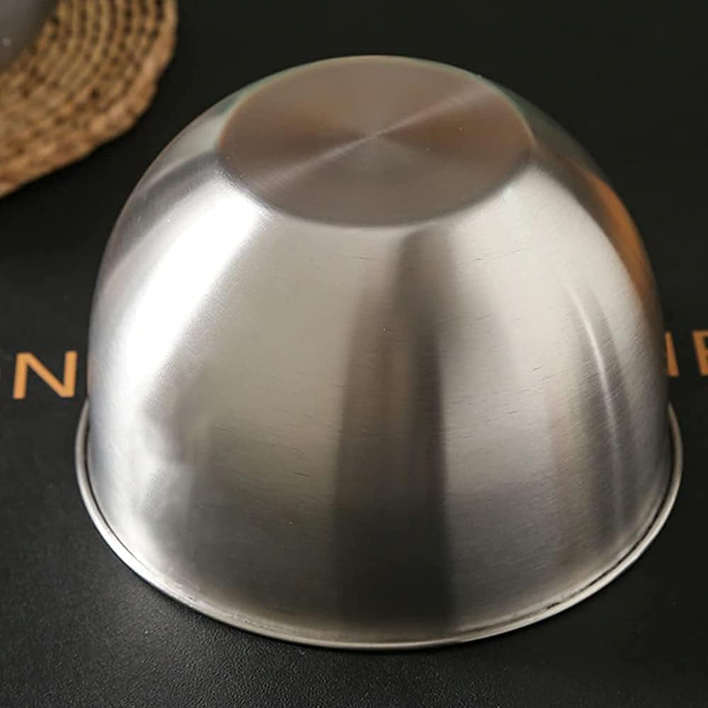 Premium 8-Inch Stainless Steel Mixing Bowl - 3 Quart for Effortless Baking and Cooking
