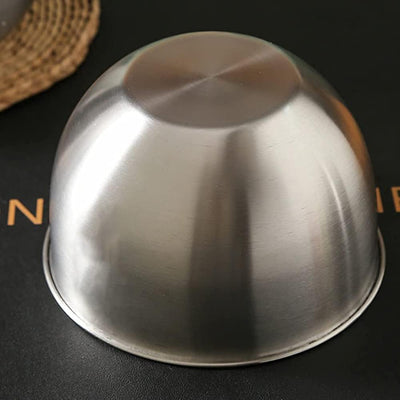 Premium 8-Inch Stainless Steel Mixing Bowl - 3 Quart for Effortless Baking and Cooking