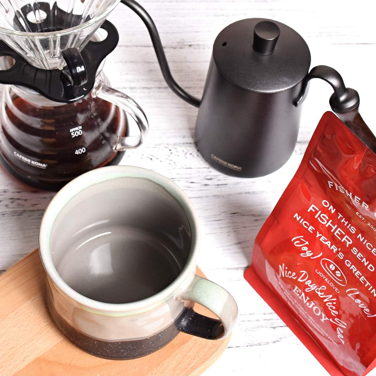 Large Modern Matte Finish Ceramic Coffee & Tea Mug – Minimalist Drinkware