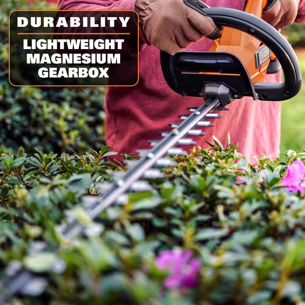 Powerful 18V Brushless Cordless String Trimmer & Hedge Trimmer Combo with 4.0 Ah Battery & Charger