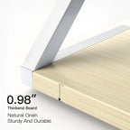 Desktop Printer Stand with Storage Shelf – 2-Tier Heavy Duty Office Organizer Rack for Printer, Scanner & Desk Storage