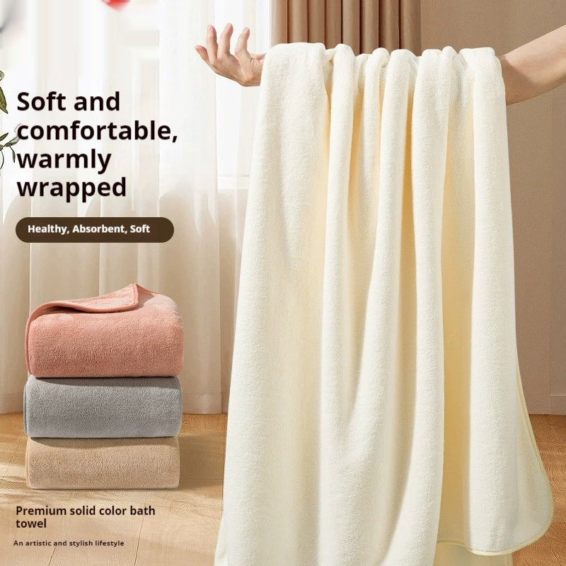 Baby's Bath Towel Newborn Super Soft Non-gauze No Lint