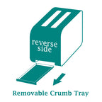 Digital Display 2-Slice Toaster – Modern Stainless Steel Kitchen Toaster