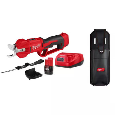 M12 FUEL 12V Brushless Cordless Pruner Kit with Holster, Battery & Charger - Ultimate Pruning Solution!
