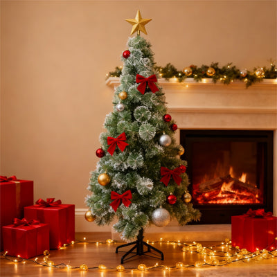 PARTYGO Green Snowflake Pine Needle 210cm Cavira