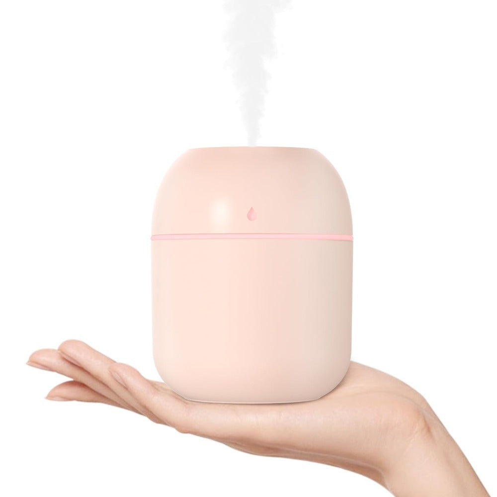 Portable Mini Humidifier 220ml Small Cool Mist Humidifier USB Personal Desktop Humidifier For Bedroom Travel Office Home - GG store