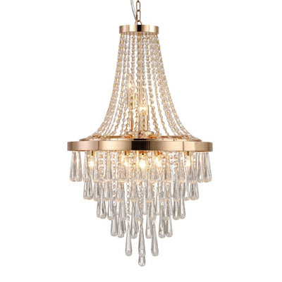 Golden Crystal Chandelier, Large Modern Luxury Chandelier For Living Room, Dining Room, Bedroom, Hallway - Bulb Not Included Unavailable Platforms- Temu - GG store