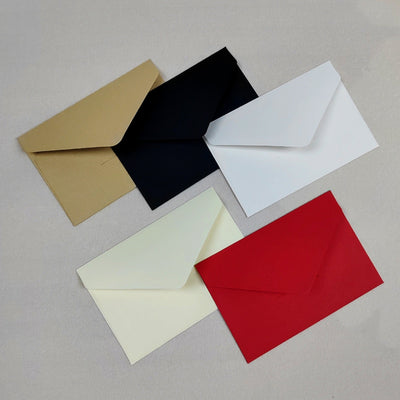 Kraft Paper Mini Envelope Blank Simple Greeting Card Invitation Envelope Bag Cavira