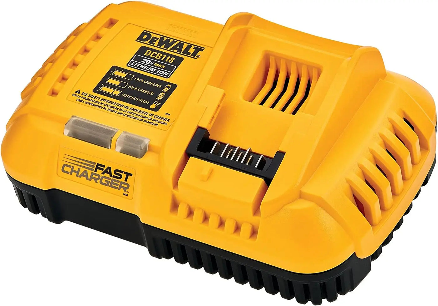 Open Box - DEWALT 20V MAX Fast Battery Charger with Advanced Fan Cooling System