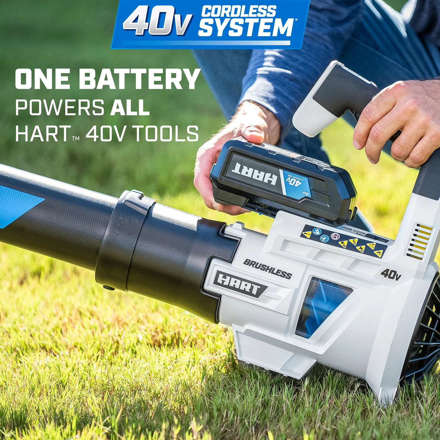 Powerful 40V Cordless Brushless Blower - Battery Sold Separately