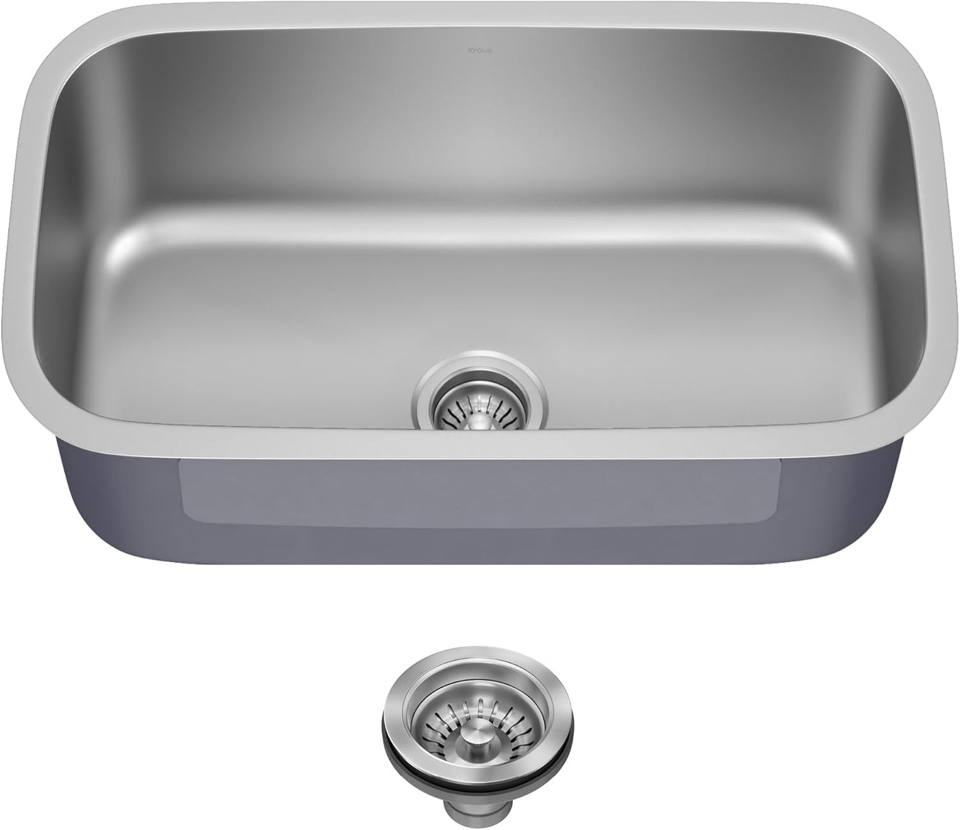 Durable 31.5" Undermount Stainless Steel Kitchen Sink - 18 Gauge Single Bowl KBU14
