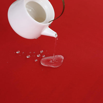 Premium Red Square Tablecloth 60" x 60" - Heavy Duty, Wrinkle-Free, Waterproof, and Spillproof for All Occasions - Perfect for Parties, Banquets, Indoor & Outdoor Events