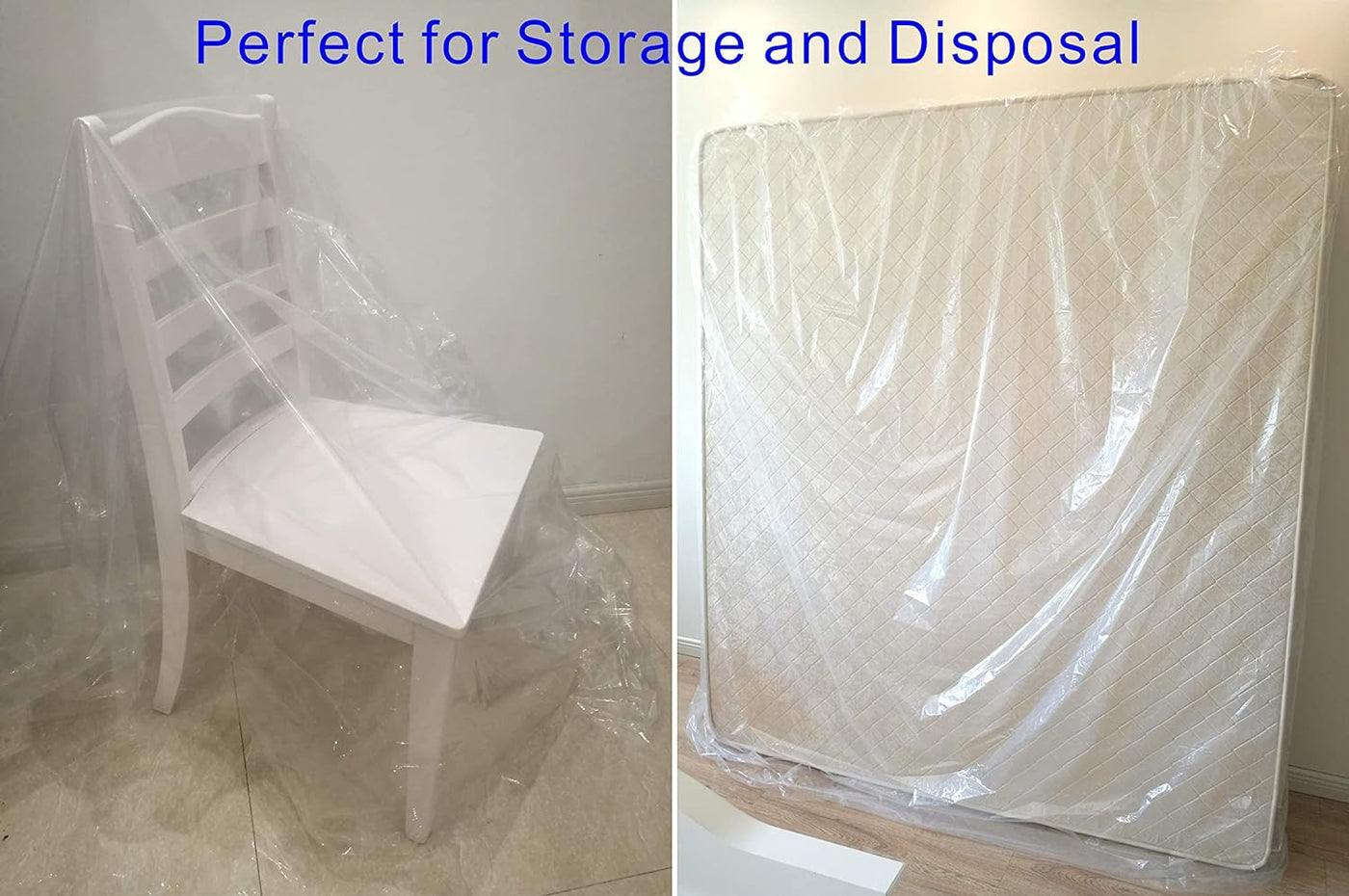 Ultimate 2 Pack Mattress Bags for Easy Moving & Storage - Perfect Fit for Twin/Full Size Mattresses!