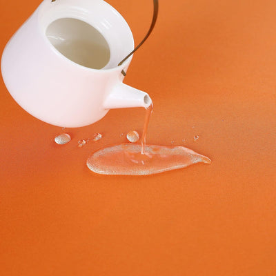 Heavy Duty Water-Resistant Orange Square Tablecloth - 60" x 60" Washable & Wrinkle-Free for Indoor/Outdoor Use