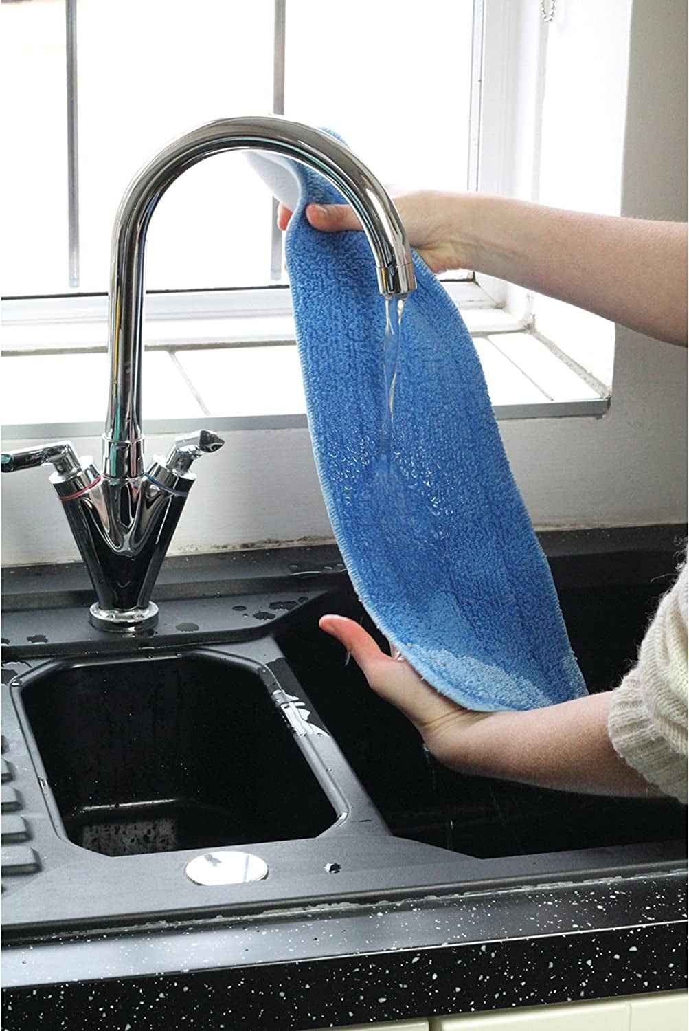 Deep Clean Microfiber Mop - Perfect Floor Cleaner for Hardwood, Laminate, Tile, and Stone Flooring, Washable and Reusable, 100 Wash Promise - GG store