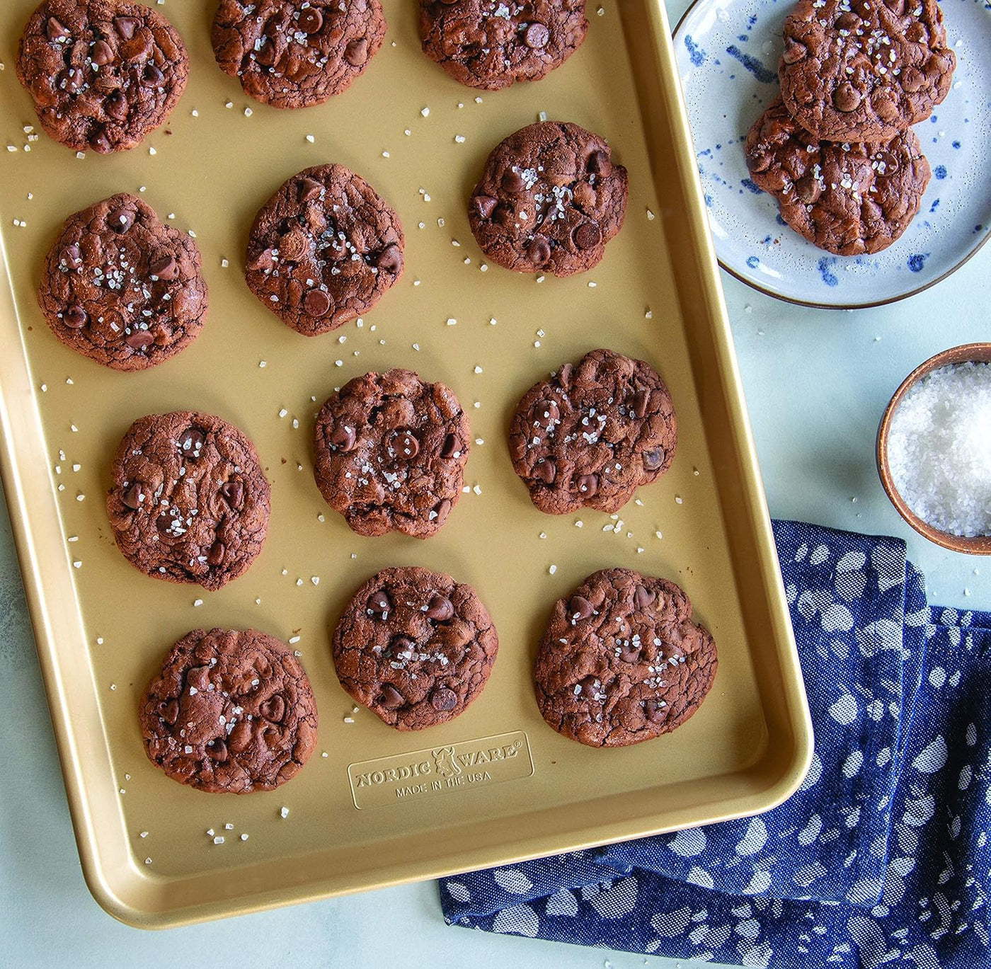 Naturals Aluminum Nonstick Half Sheet Pan - 13" x 18" for Effortless Baking