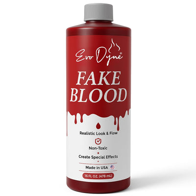 Realistic Fake Blood (16 FL OZ) - Perfect for Halloween Costumes & Parties, Made in the USA