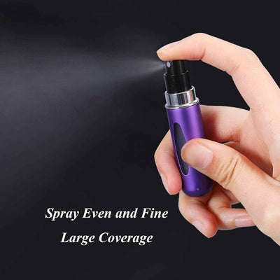 Portable 5Ml Atomizer Bottle, Mini Refillable Perfume Spray, Scent Pump Case, Perfume Atomizer Refillable Travel Pack of 4Pcs - GG store